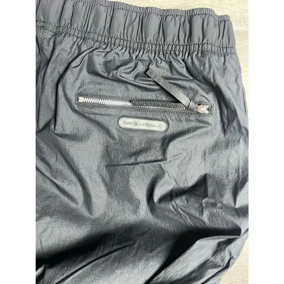 Nike sportswear Air Max black nylon track pants men's size large - Picture 7 of 7